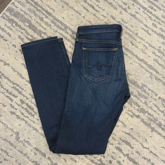 AG Adriano Goldschmied the stilt cigarette leg denim skinny jeans like new - Picture 5 of 8